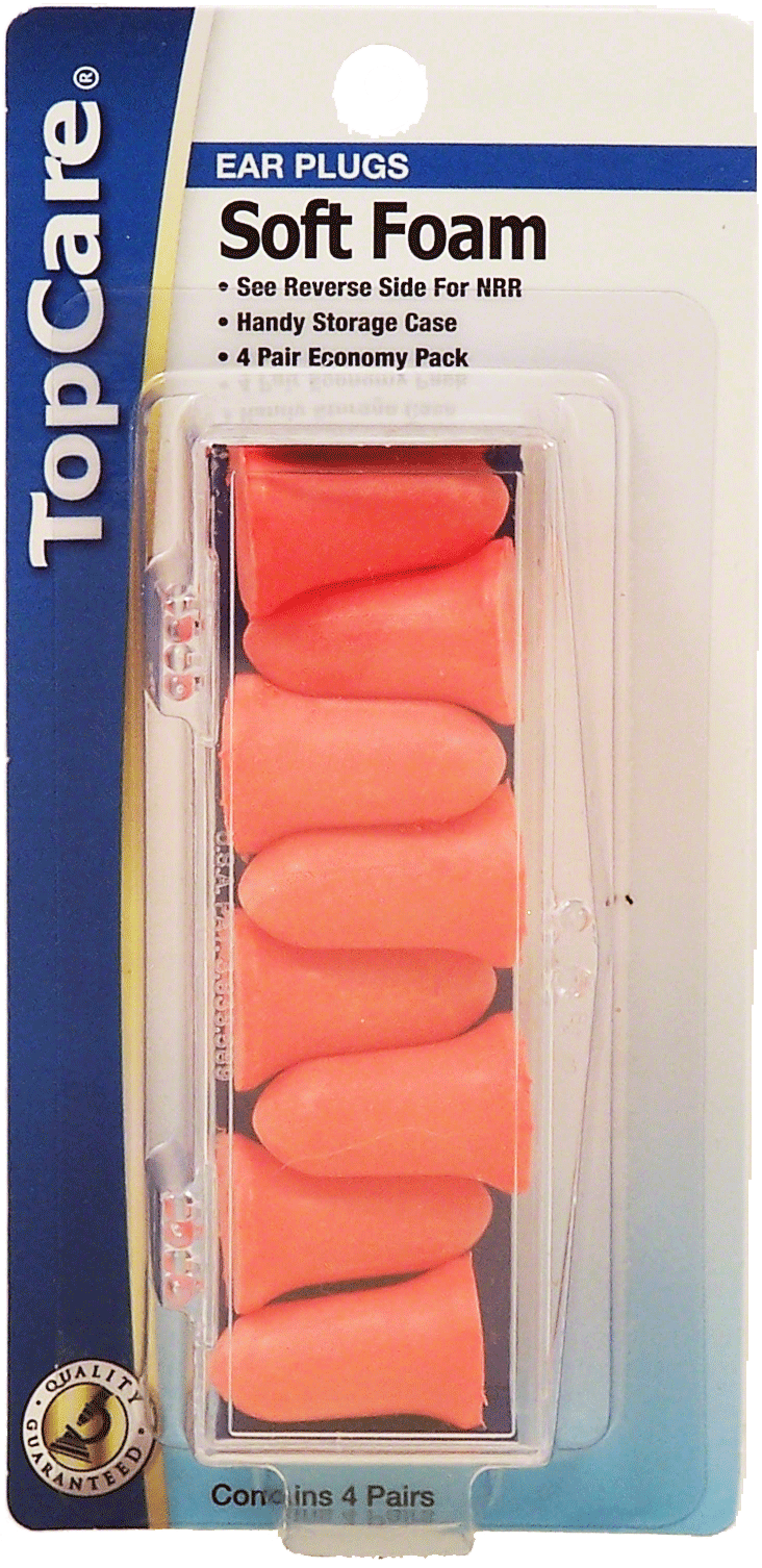 Top Care  soft foam ear plug pairs Full-Size Picture